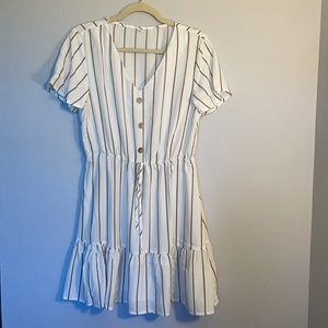 Striped Casual Dress
